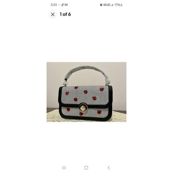 Kate Spade Block Multi Audrey Orchard Toss Embroidere Small